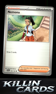 Nemona 180/198 Pokemon Common SV01: Scarlet & Violet Base Set Card NM