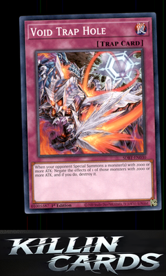 1st Edition Void Trap Hole SDBT-EN030 YuGiOh Common Structure Deck: Beware of Tr