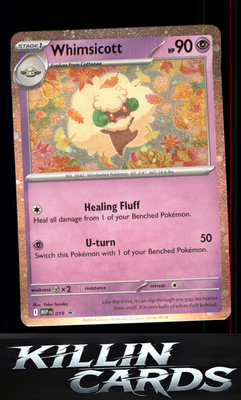 Whimsicott (Cosmos Holo) 019 Pokemon Promo ME: Mega Evolution Promo Card NM