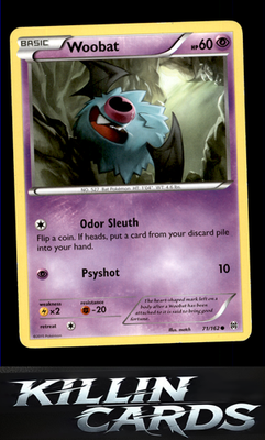 Woobat 71/162 Pokemon Common XY - BREAKthrough Card LP
