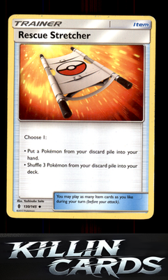 Rescue Stretcher 130/145 Pokemon Uncommon SM - Guardians Rising Card LP