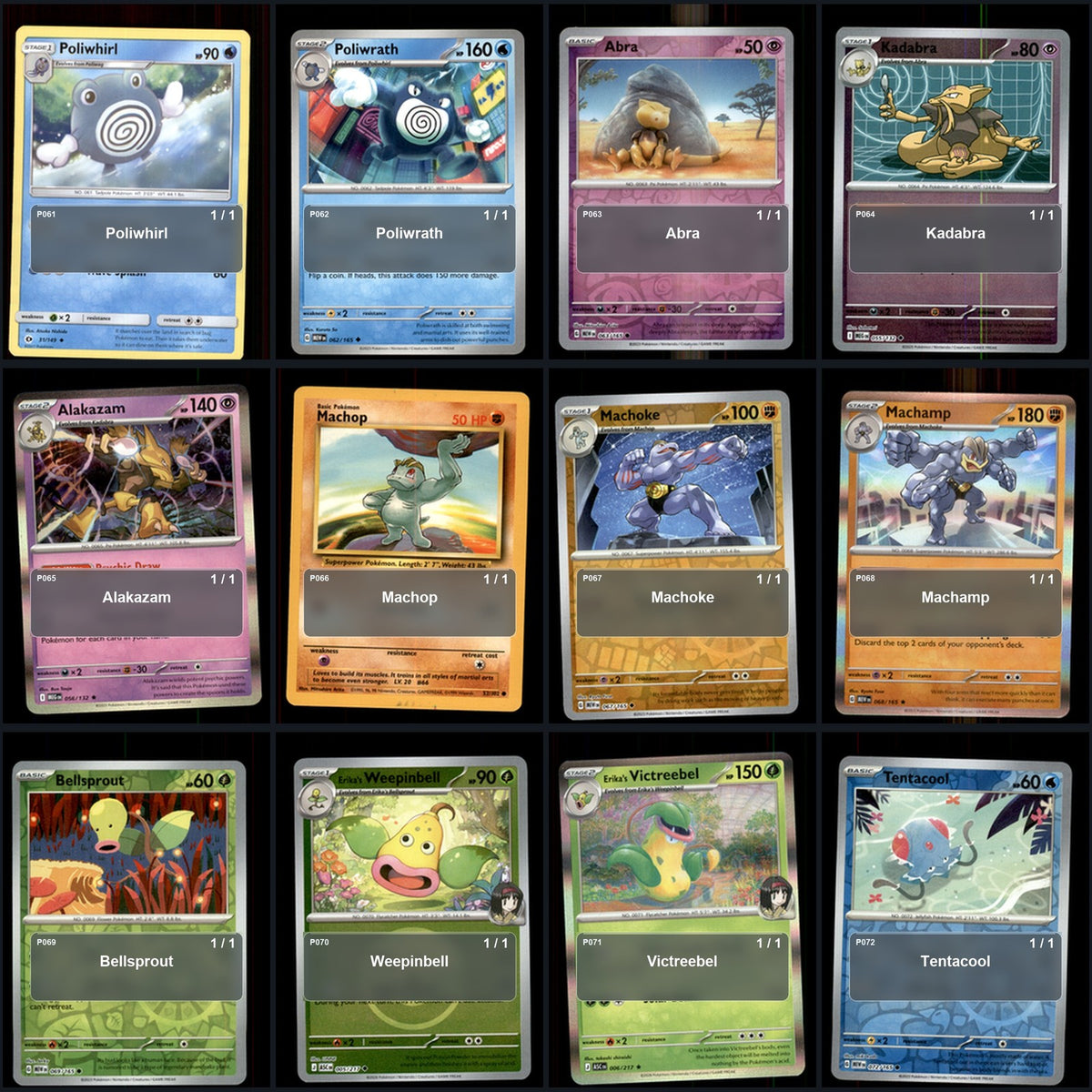 Pokemon TCG Generation 1 Kanto Pokemon Pokedex Set 148 Cards Collection