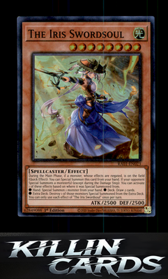 1st Edition The Iris Swordsoul RA01-EN023 YuGiOh Super Rare 25th Anniversary Rar