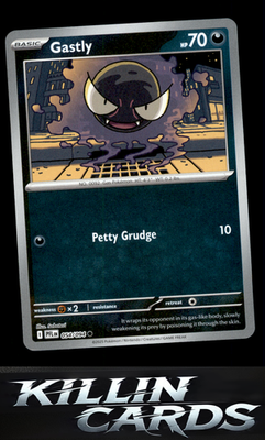 Reverse Holofoil Gastly 054/094 Pokemon Common ME02: Phantasmal Flames Card NM