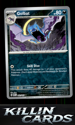 Reverse Holofoil Golbat 042/165 Pokemon Uncommon SV: Scarlet & Violet 151 Card N