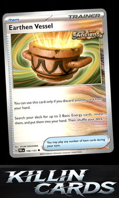 Earthen Vessel 106/131 Pokemon Uncommon SV: Prismatic Evolutions Card NM