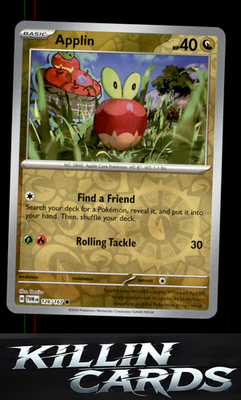 Reverse Holofoil Applin - 126/167 126/167 Pokemon Common SV06: Twilight Masquera