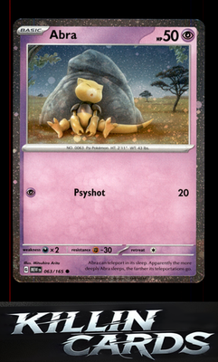 Abra - 063/165 (Cosmos Holo) 063/165 Pokemon Promo Miscellaneous Cards & Product