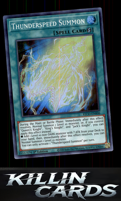 1st Edition Thunderspeed Summon SBC2-ENA16 YuGiOh Common Speed Duel: Battle City