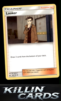 Looker 126/156 Pokemon Uncommon SM - Ultra Prism Card NM