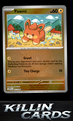 Reverse Holofoil Pawmi 032/094 Pokemon Common ME02: Phantasmal Flames Card NM