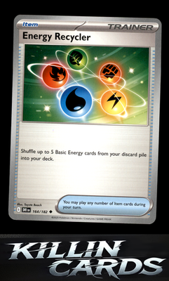 Energy Recycler 164/182 Pokemon Uncommon SV10: Destined Rivals Card NM