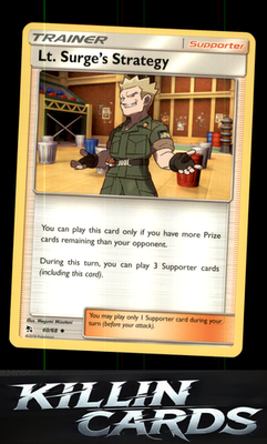 Lt. Surge's Strategy 60/68 Pokemon Uncommon Hidden Fates Card LP