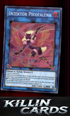 Inzektor Picofalena OP18-EN011 YuGiOh Super Rare OTS Tournament Pack 18 Card NM