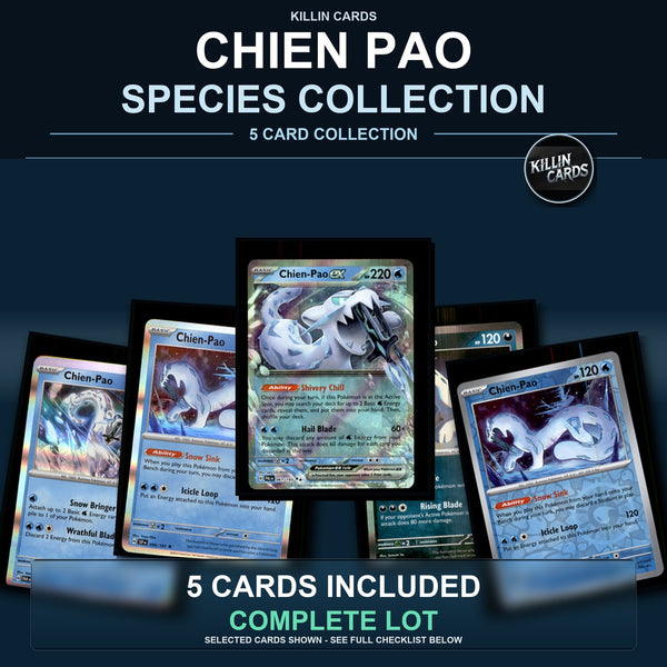 Pokemon TCG Chien Pao Species Collection 5 Different Cards