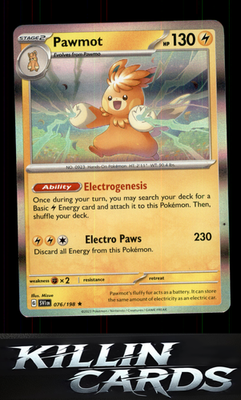 Pawmot - 076/198 076/198 Pokemon Rare SV01: Scarlet & Violet Base Set Card NM