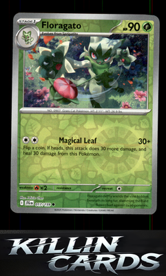 Reverse Holofoil Floragato 017/159 Pokemon Common SV09: Journey Together Card NM