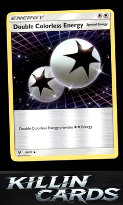 Double Colorless Energy 69/73 Pokemon Uncommon Shining Legends Card LP