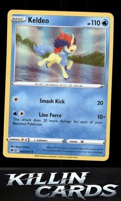 Keldeo 045/189 Pokemon Holo Rare SWSH10: Astral Radiance Card NM
