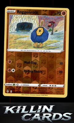 Reverse Holofoil Roggenrola 086/203 Pokemon Common SWSH07: Evolving Skies Card N
