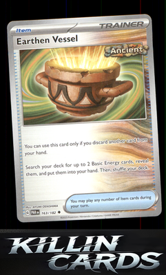 Earthen Vessel 163/182 Pokemon Uncommon SV04: Paradox Rift Card NM