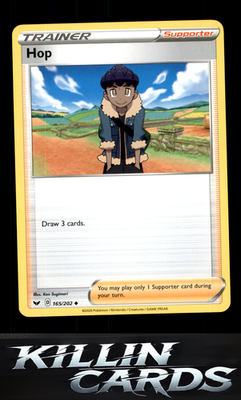 Hop 165/202 Pokemon Uncommon SWSH01: Sword & Shield Base Set Card NM