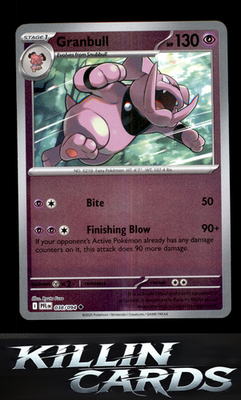 Reverse Holofoil Granbull 038/094 Pokemon Uncommon ME02: Phantasmal Flames Card