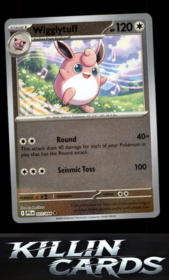Reverse Holofoil Wigglytuff - 077/094 077/094 Pokemon Uncommon ME02: Phantasmal