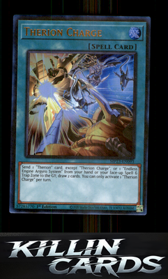 1st Edition Therion Charge MP23-EN093 YuGiOh Ultra Rare 25th Anniversary Tin: Du