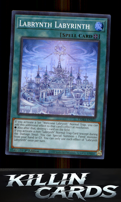 Labrynth Labyrinth tama-en021 YuGiOh Super Rare Tactical Masters Card