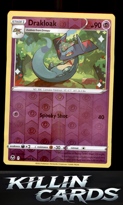 Reverse Holofoil Drakloak 088/195 Pokemon Uncommon SWSH12: Silver Tempest Card N