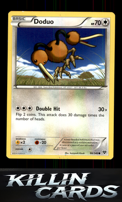 Doduo 98/146 Pokemon Common XY Base Set Card NM