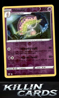 Reverse Holofoil Shiinotic 080/189 Pokemon Uncommon SWSH03: Darkness Ablaze Card