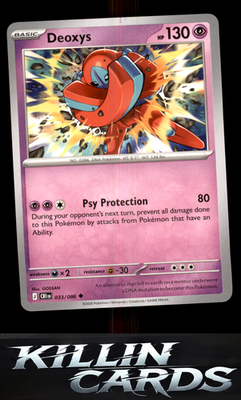 Deoxys - 033/086 033/086 Pokemon Uncommon ME04: Chaos Rising Card NM