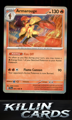 Armarouge - 041/198 041/198 Pokemon Rare SV01: Scarlet & Violet Base Set Card NM