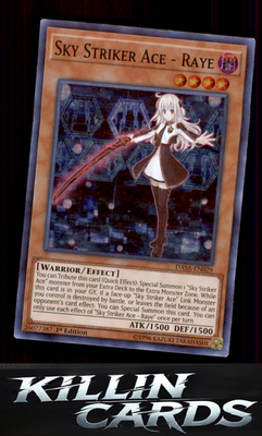 1st Edition Sky Striker Ace - Raye DASA-EN029 YuGiOh Super Rare Dark Saviors Car