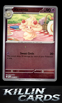 Reverse Holofoil Alcremie 044/094 Pokemon Uncommon ME02: Phantasmal Flames Card
