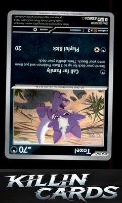 Reverse Holofoil Toxel 067/094 Pokemon Common ME02: Phantasmal Flames Card NM