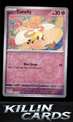 Reverse Holofoil Cutiefly - 075/162 075/162 Pokemon Common SV05: Temporal Forces