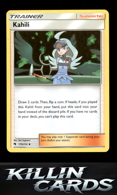 Kahili 179/214 Pokemon Uncommon SM - Lost Thunder Card NM