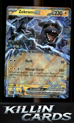 Zekrom ex (Black Bolt Stamped) 034/086 Pokemon Double Rare Miscellaneous Cards &