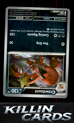 Reverse Holofoil Crawdaunt 085/132 Pokemon Uncommon ME01: Mega Evolution Card NM
