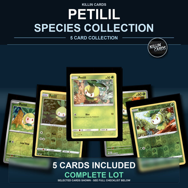 Pokemon TCG Petilil Species Collection 5 Different Cards
