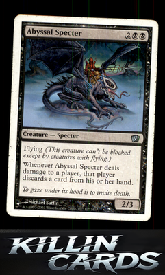 Abyssal Specter 117 Magic U 8th Edition Card NM