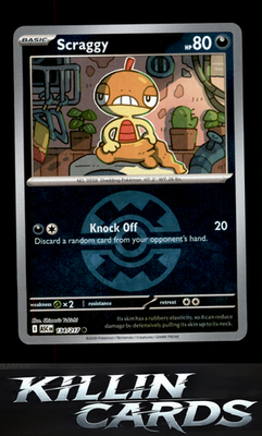 Reverse Holofoil Scraggy (Quick Ball) 134/217 Pokemon Common ME: Ascended Heroes