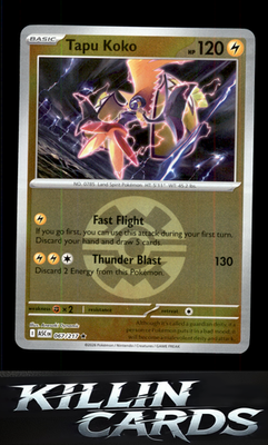 Reverse Holofoil Tapu Koko (Quick Ball) 067/217 Pokemon Rare ME: Ascended Heroes