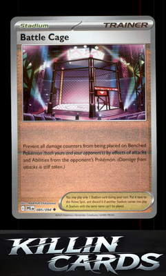 Reverse Holofoil Battle Cage - 085/094 085/094 Pokemon Uncommon ME02: Phantasmal