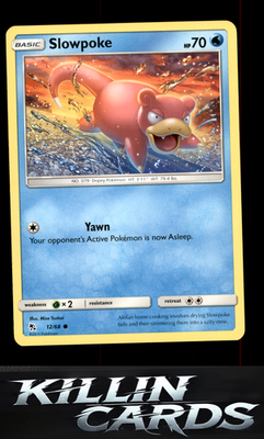 Slowpoke 12/68 Pokemon Common Hidden Fates Card NM
