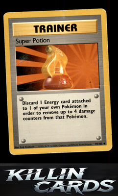 Super Potion 090/102 Pokemon Uncommon Base Set Card LP