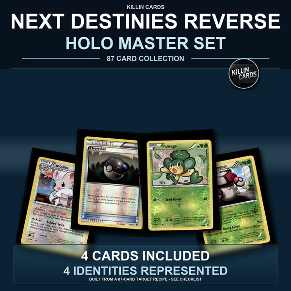 Pokemon TCG Next Destinies Reverse Holo Master Set 4 Reverse Holo Card